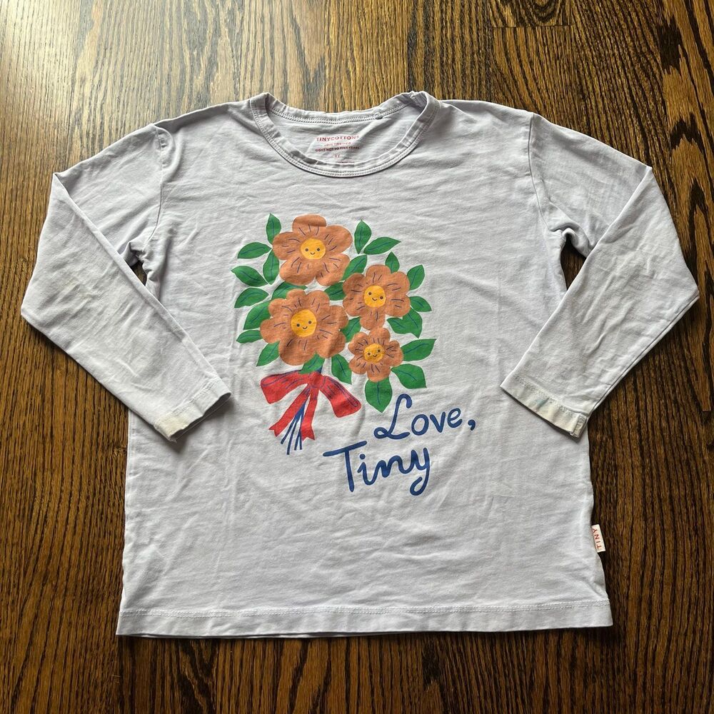 Tiny Cottons Love Tiny Bouquet Long-sleeve T-shirt (8Y)